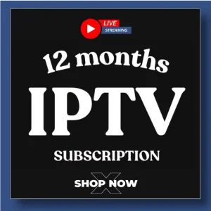 12 Month IPTV UK Subscription